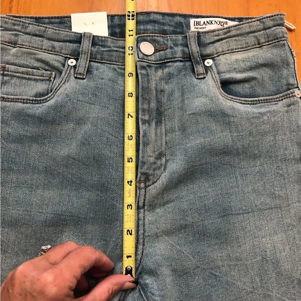 NWT Blank NYC The Hoyt High Rise Mini Flare